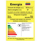 Nevecón Side-by-Side 480L Inox Steel Mabe MSL480LPLPSS0