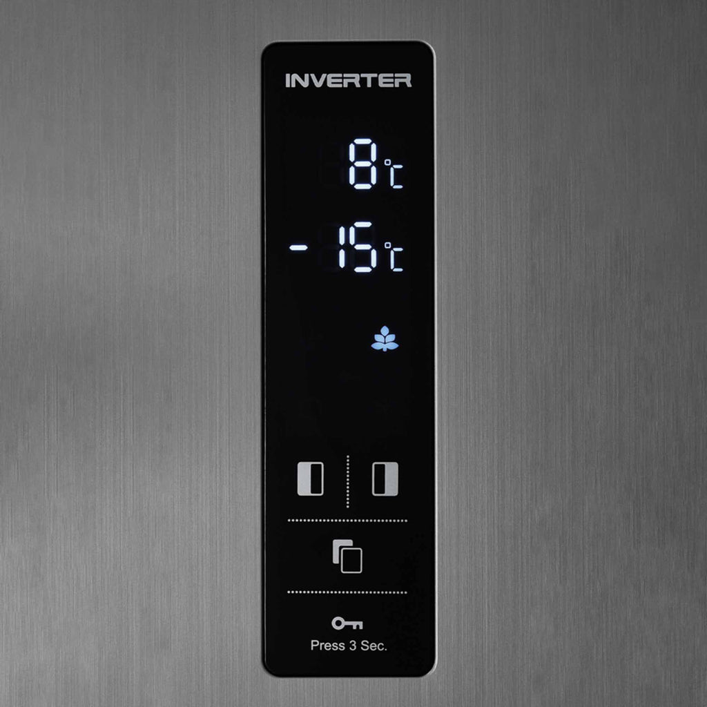 Nevecón Side-by-Side 480L Inox Steel Mabe MSL480LPLPSS0