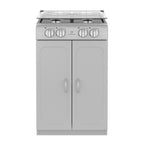 Estufa de piso con Gabinete a Gas 52 cm Inox Centrales CCC20GTGXN-6