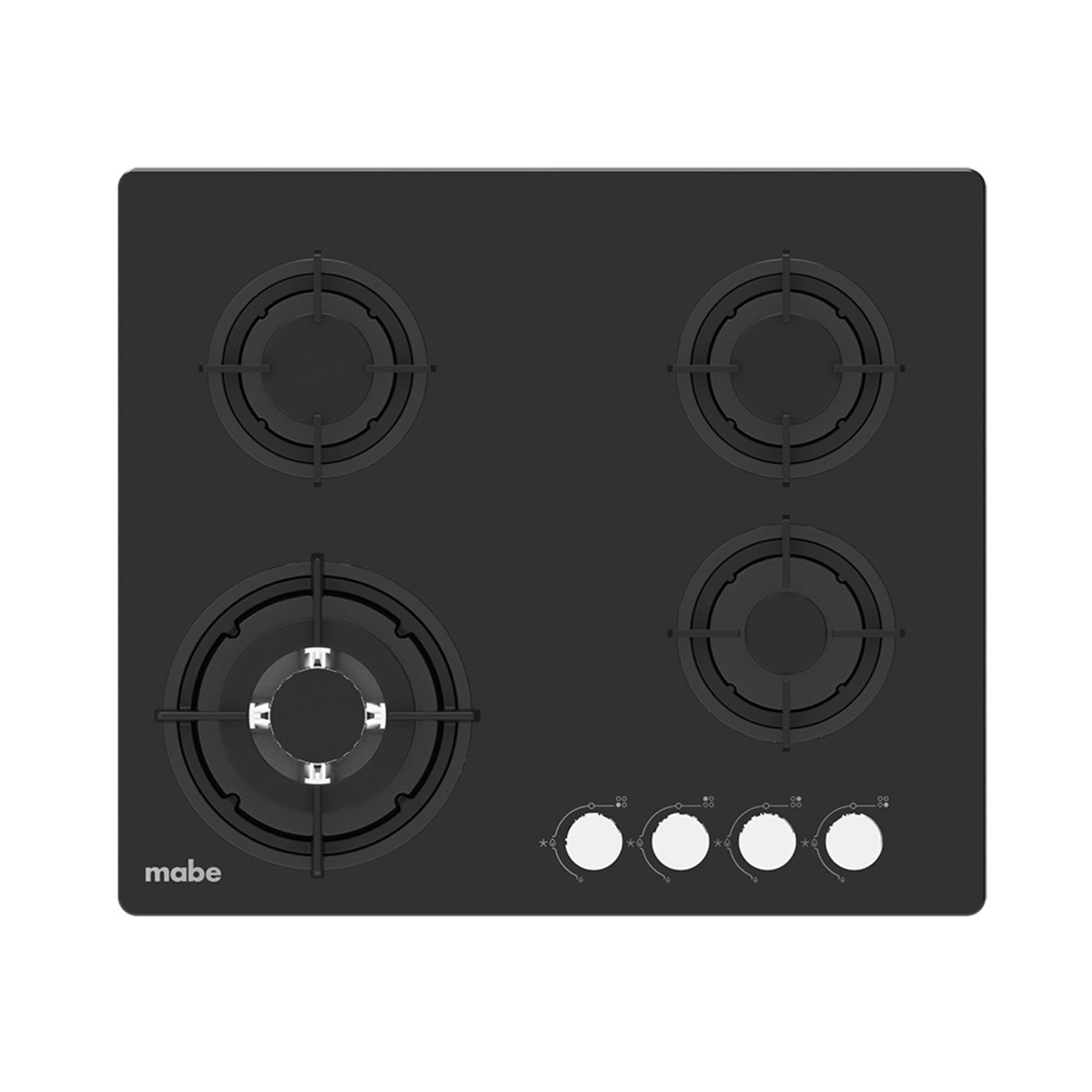 Estufa de Empotrar 60 cm Vidrio Negro Mabe PM6048GV0