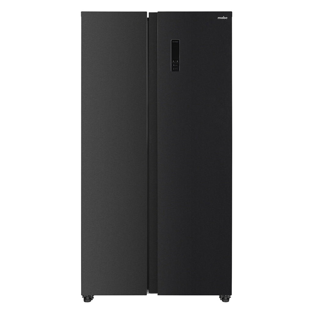 Nevecón Side-by-Side 480L Black Steel Mabe MSL480LPLPSS0