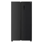 Nevecón Side-by-Side 480L Black Steel Mabe MSL480LPLS0