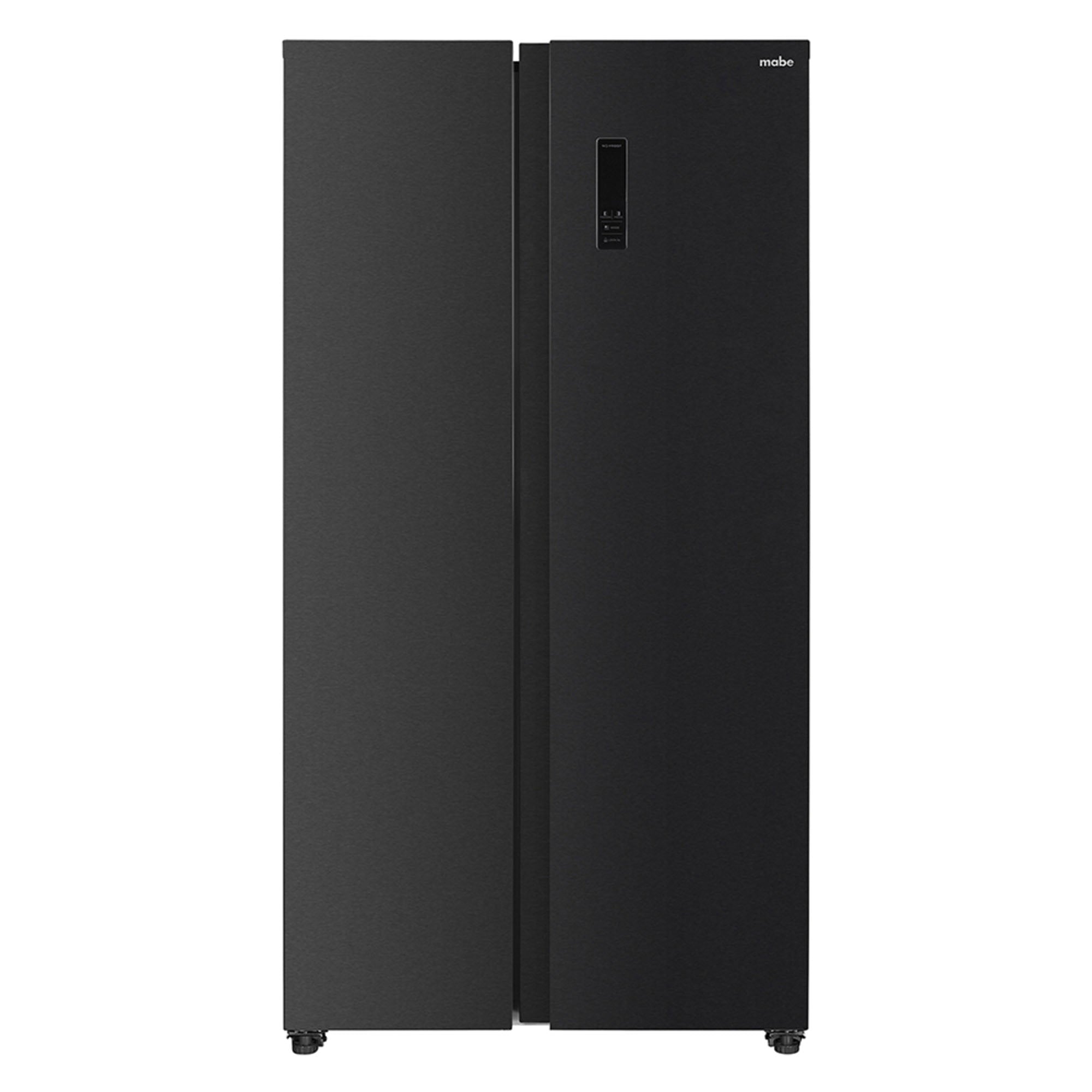Nevecón Side-by-Side 480L Black Steel Mabe MSL480LPLPSS0