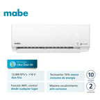 Aire Acondicionado Inverter 12000 BTU Blanco Mabe MMI12CABWCCBC1
