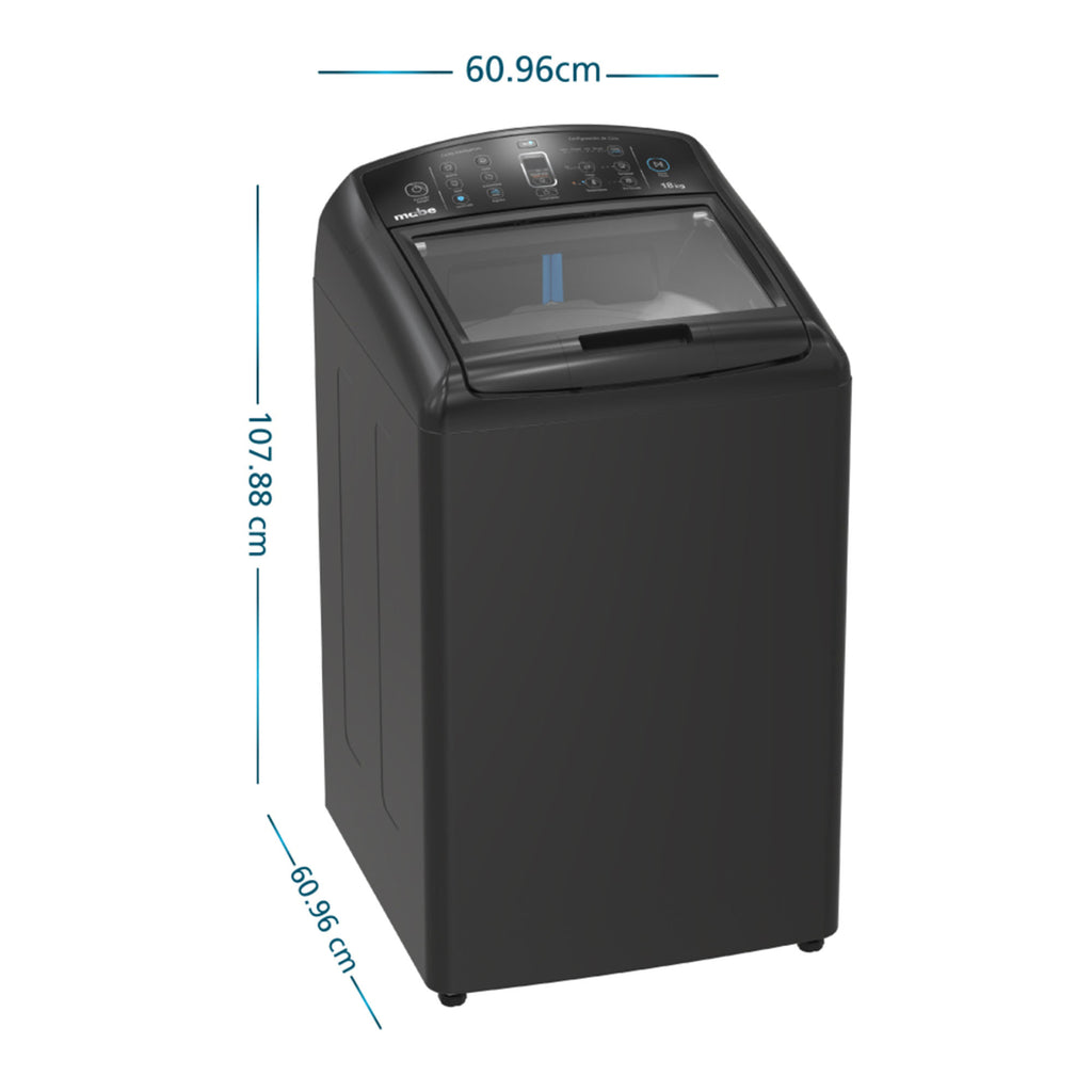 Lavadora Automática 18 Kg Mabe LMC48100WDAB0