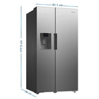 Nevecón Side by Side No Frost 788 L Mabe MSL746IOLFS0 Inox