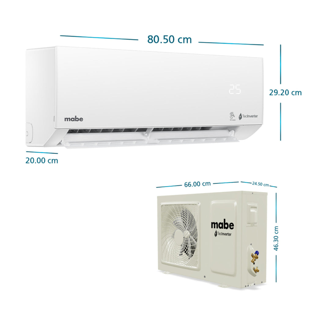Aire Acondicionado Inverter 12000 BTU Blanco Mabe MMI12CABWCCBC1