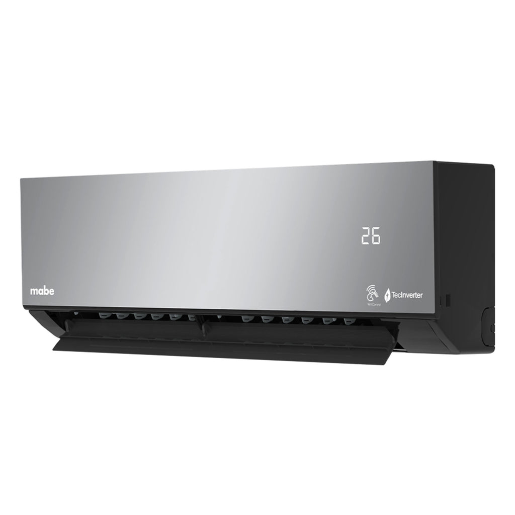 Aire Acondicionado Inverter Premium 12 000 BTU 220 V Negro Espejo Mabe MMI12CDMCCC10