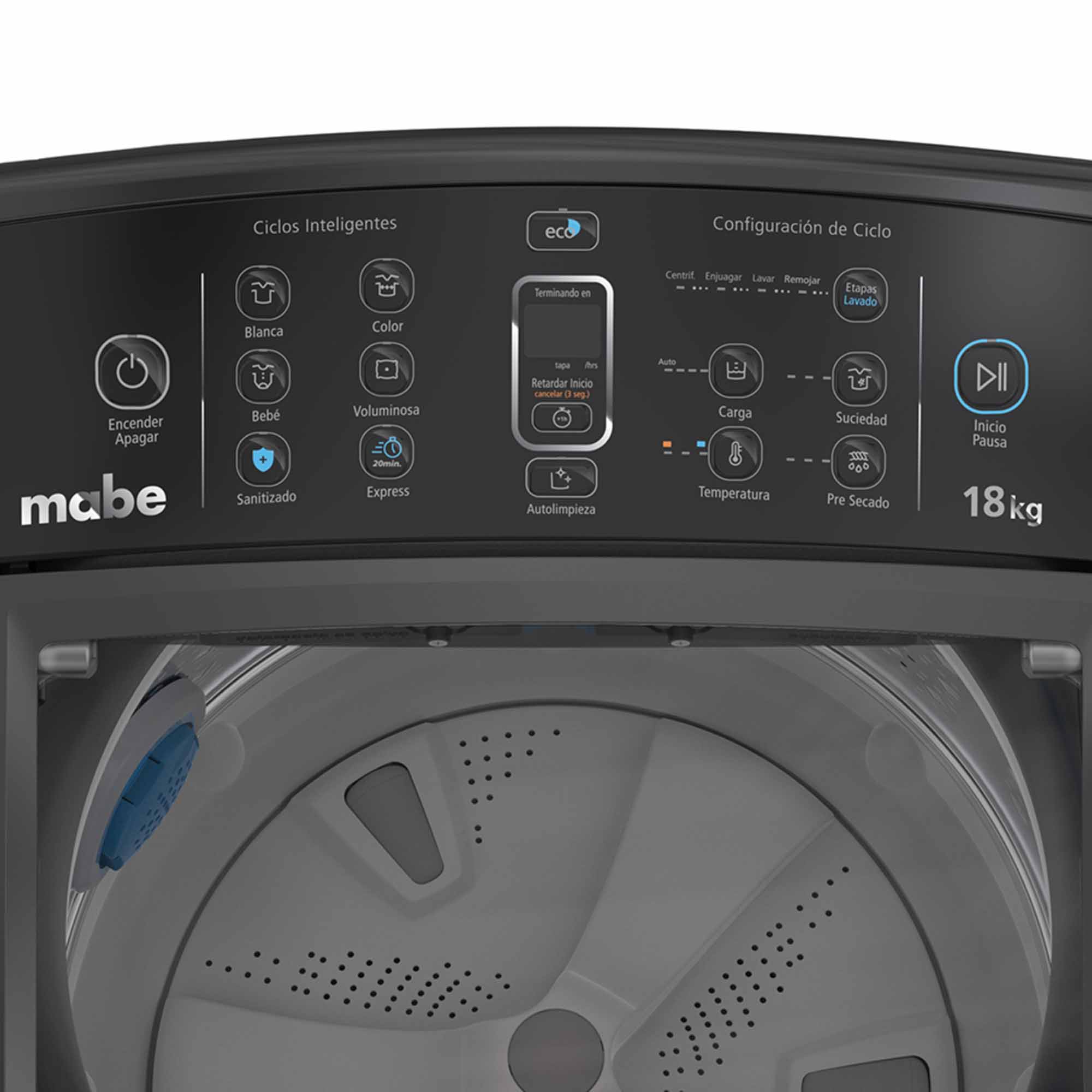 Lavadora Automática 18 Kg Mabe LMC48100WDAB0