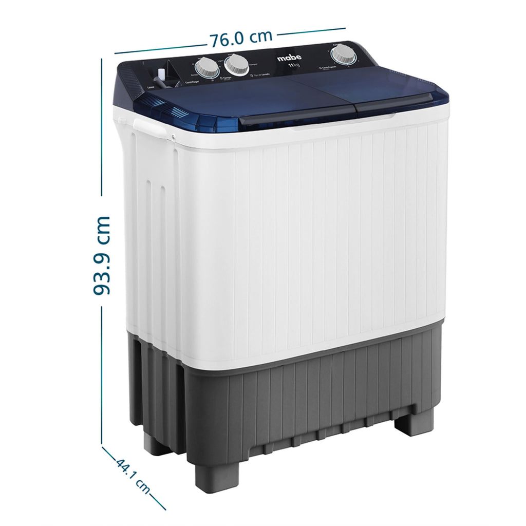 Lavadora Semiautomática Propela 11 Kg Mabe LMD1123HBAB0