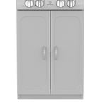 Estufa de piso con Gabinete a Gas 52 cm Inox Centrales CCC20GTGXN-6