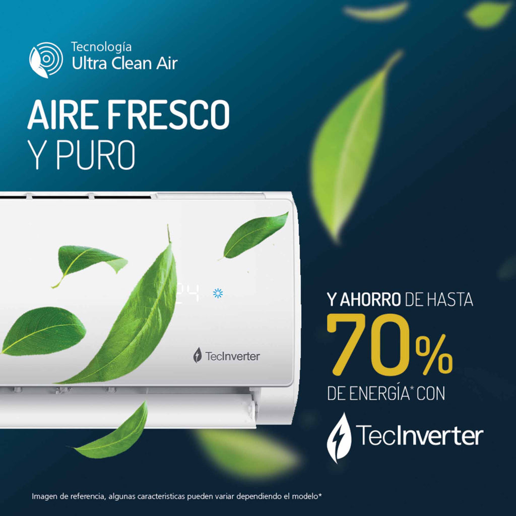 Aire Acondicionado Inverter 12000 BTU Blanco Mabe MMI12CABWCCBC1