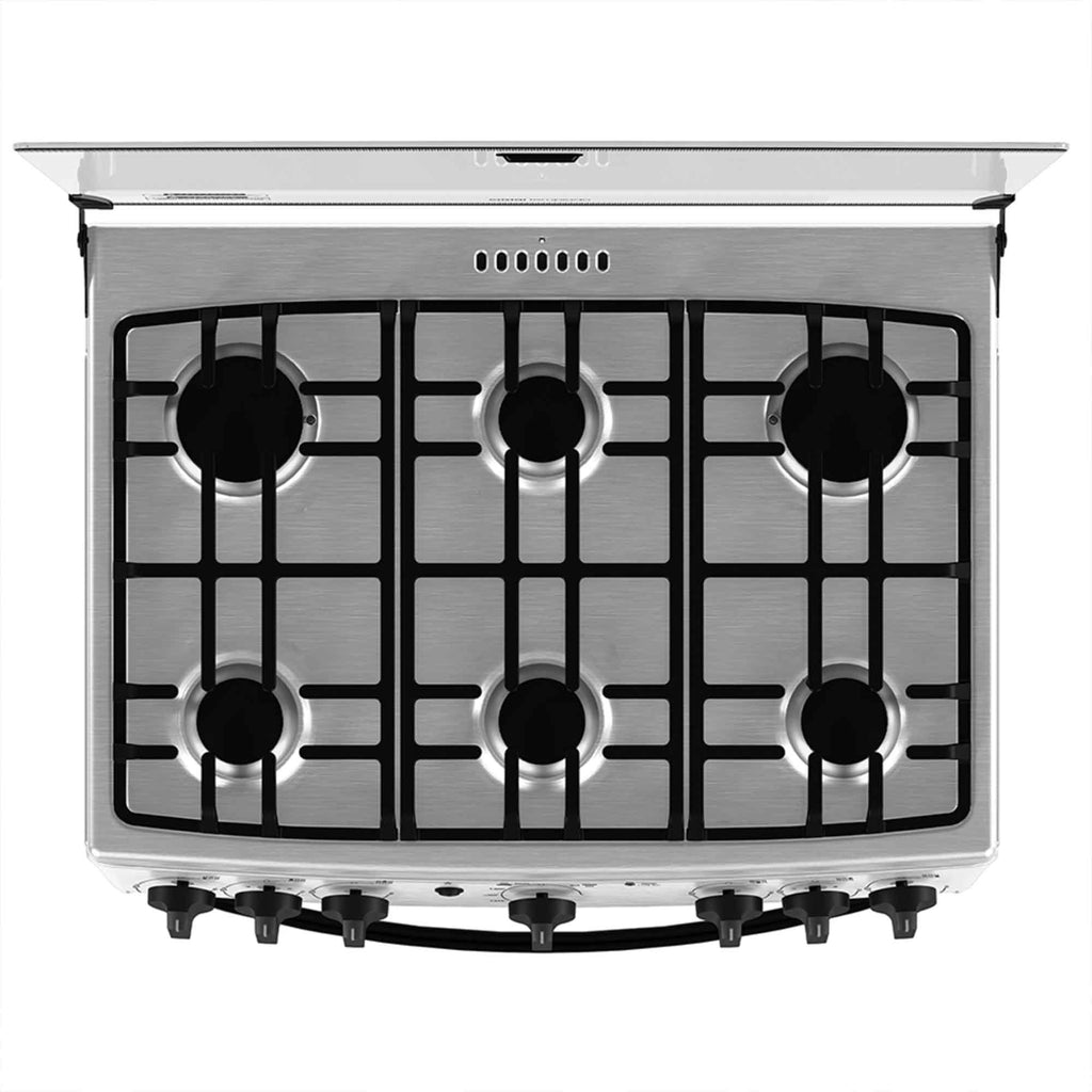 Estufa de piso a Gas 76 cm Inox Mabe EMC30KXX-6