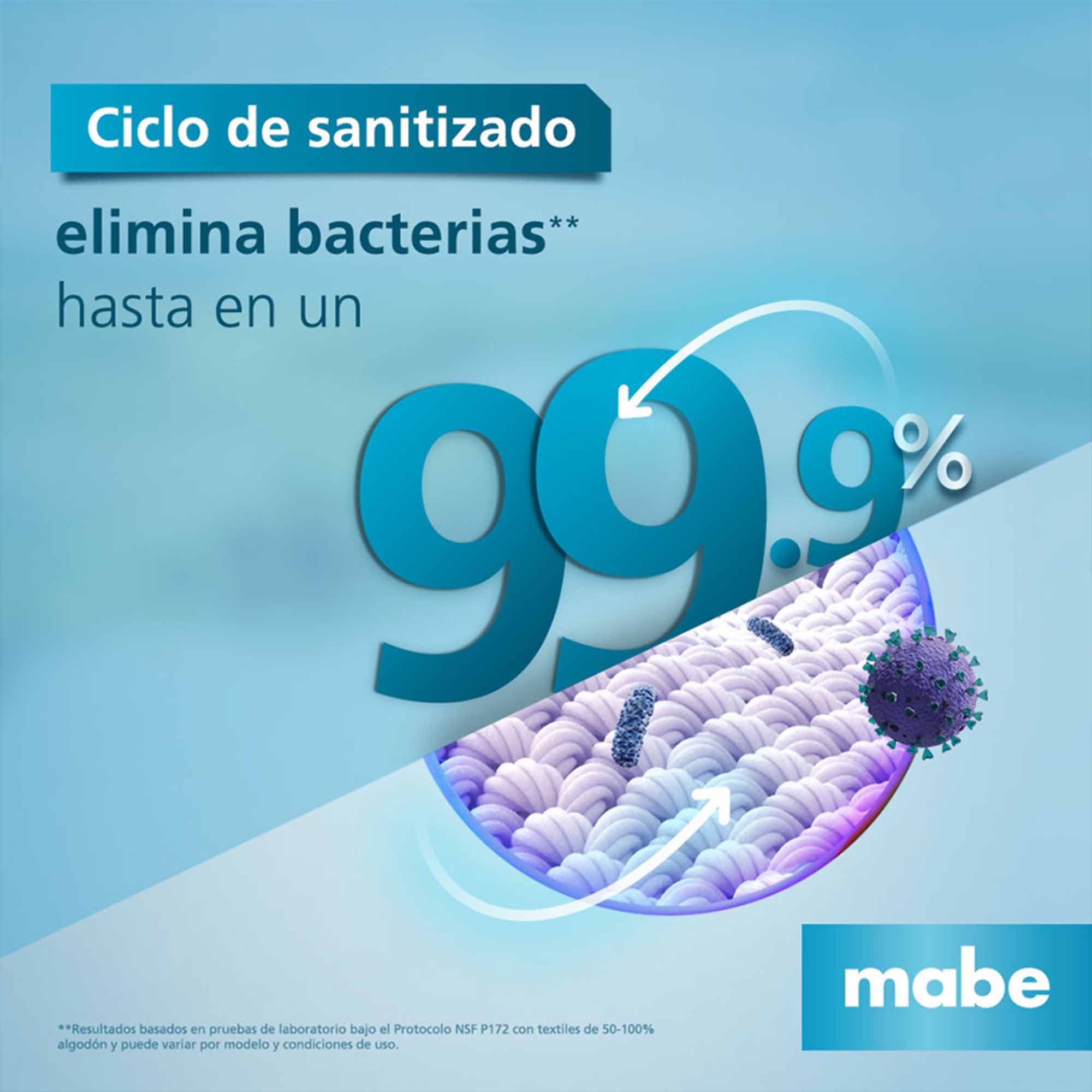 Lavadora Automática 18 Kg Mabe LMC48100WDAB0