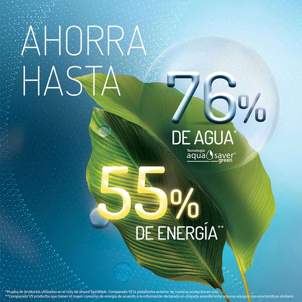 Lavadora Automática 11 Kg Mabe Aqua Saver Green LMA1120WDGAB0