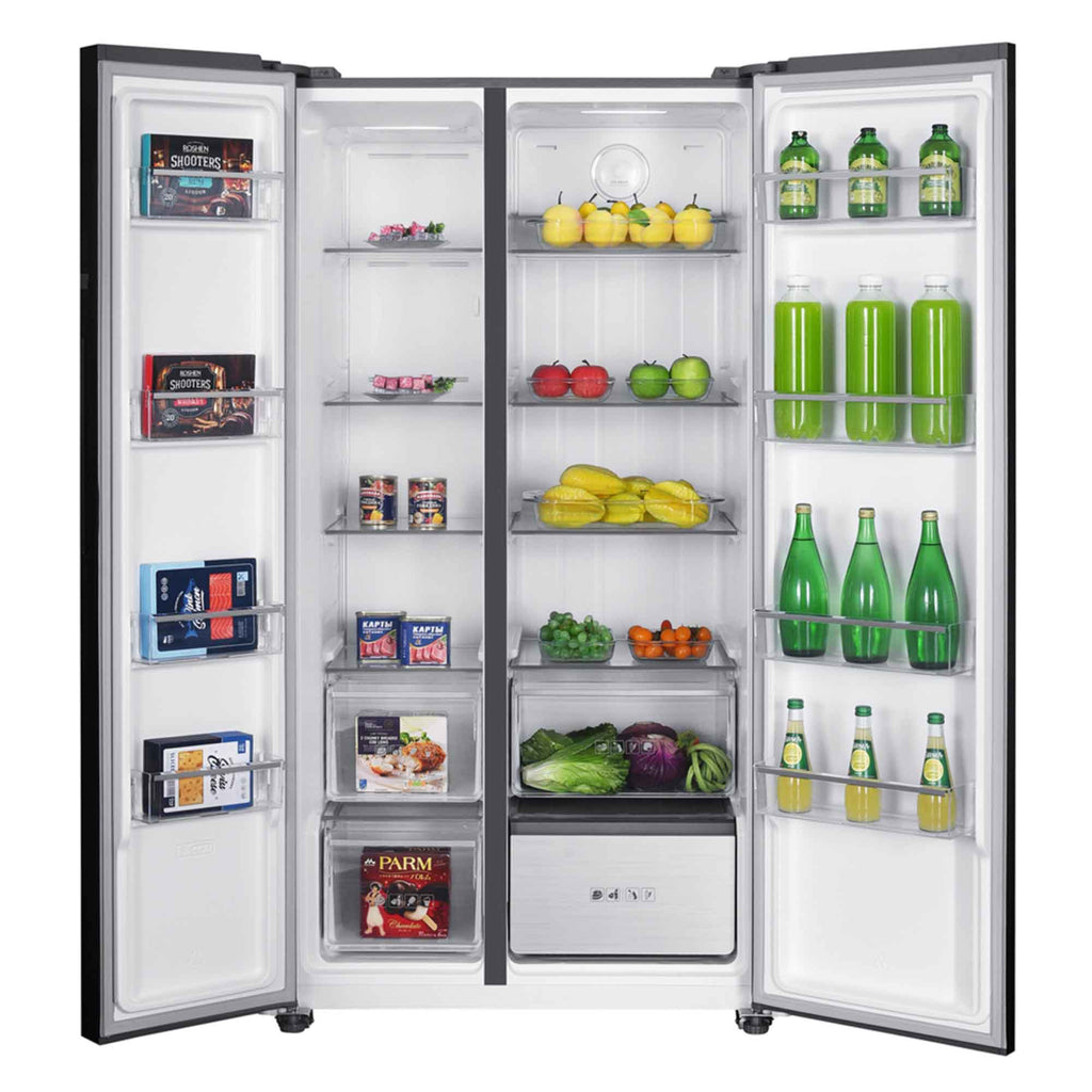 Nevecón Side by Side No Frost 631L Mabe MSL631LKLSG0 White Glass