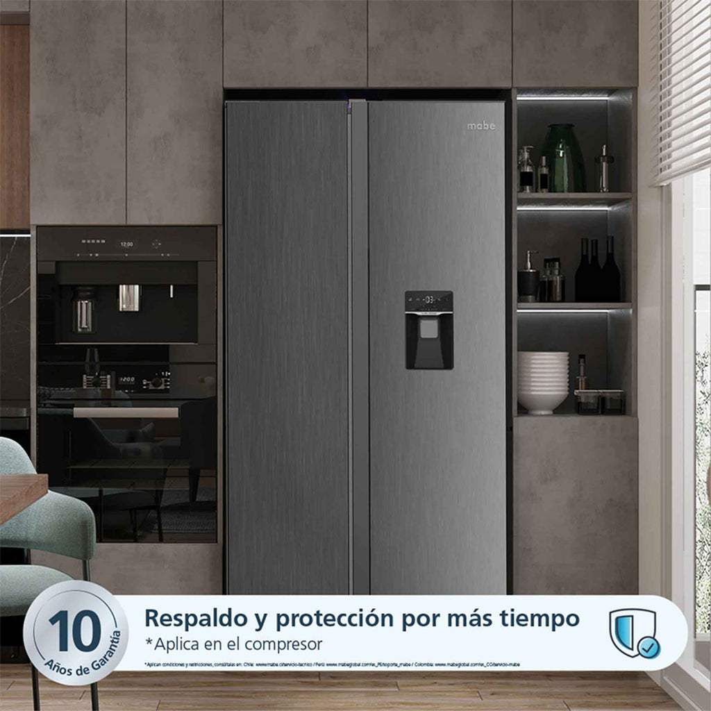 Nevecón No Frost Inverter 565 L Inox Mabe MSL521QMLSS0