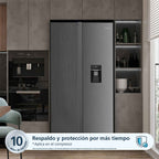 Nevecón No Frost Inverter 565L Inox Mabe MSL521QMLSS0