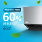Aire Acondicionado Inverter 12000 BTU Negro Espejo Mabe MMI12CDMCCC10