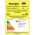 Nevera Convencional 235L Inox Mabe RMU235NACU