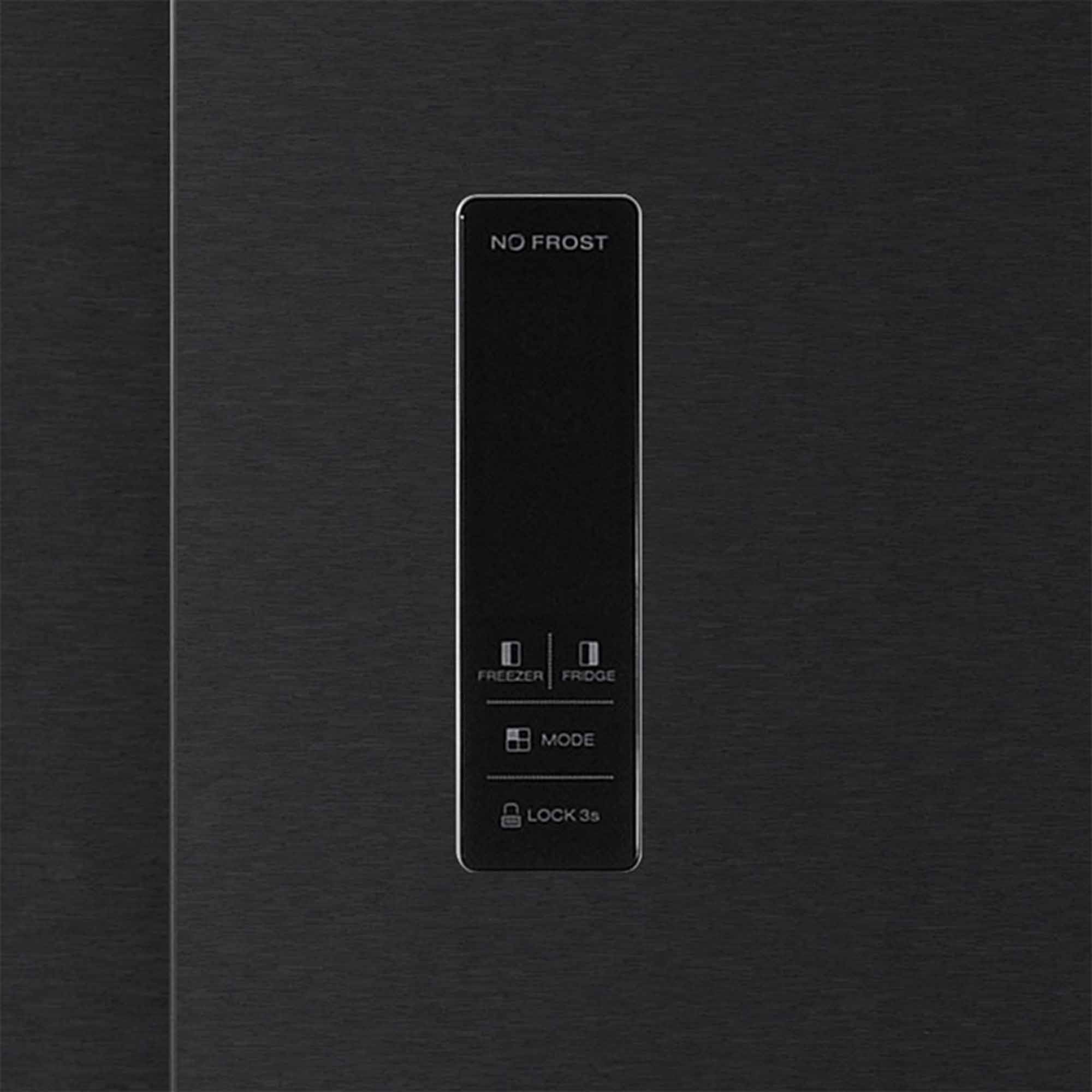 Nevecón Side-by-Side 480L Black Steel Mabe MSL480LPLPSS0