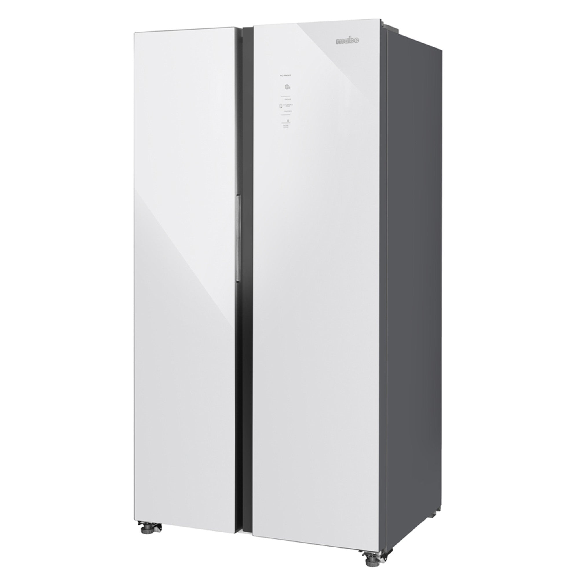 Nevecón Side by Side No Frost 631L Mabe MSL631LKLSG0 White Glass