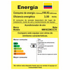 Aire Acondicionado Inverter 18000BTU Negro Espejo Mabe MMI18CDMCCC10