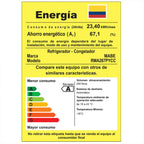 Nevera No Frost 267L Black Steel Mabe RMA267PYCC