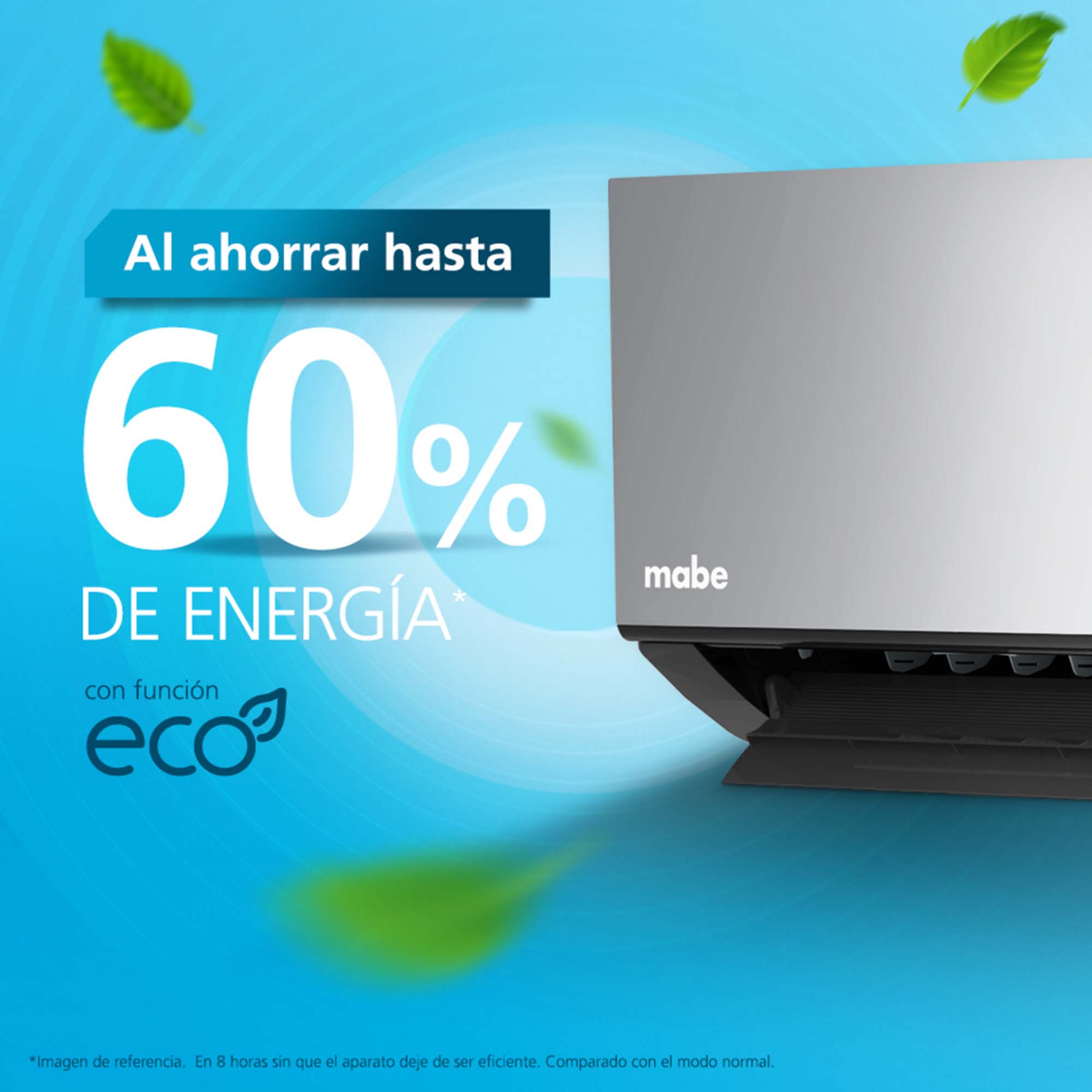 Aire Acondicionado Inverter 18000BTU Negro Espejo Mabe MMI18CDMCCC10