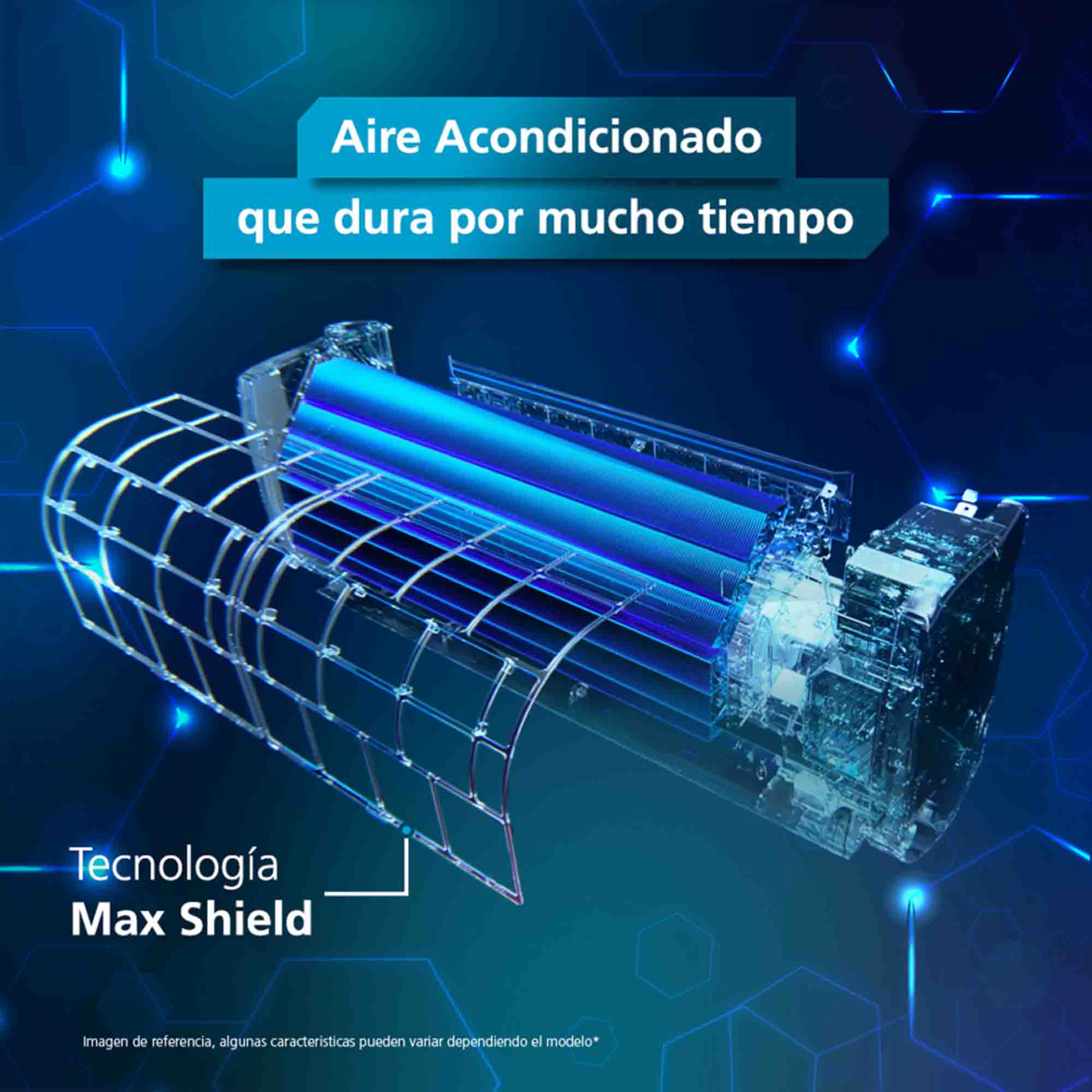 Aire Acondicionado Inverter 18000BTU Negro Espejo Mabe MMI18CDMCCC10