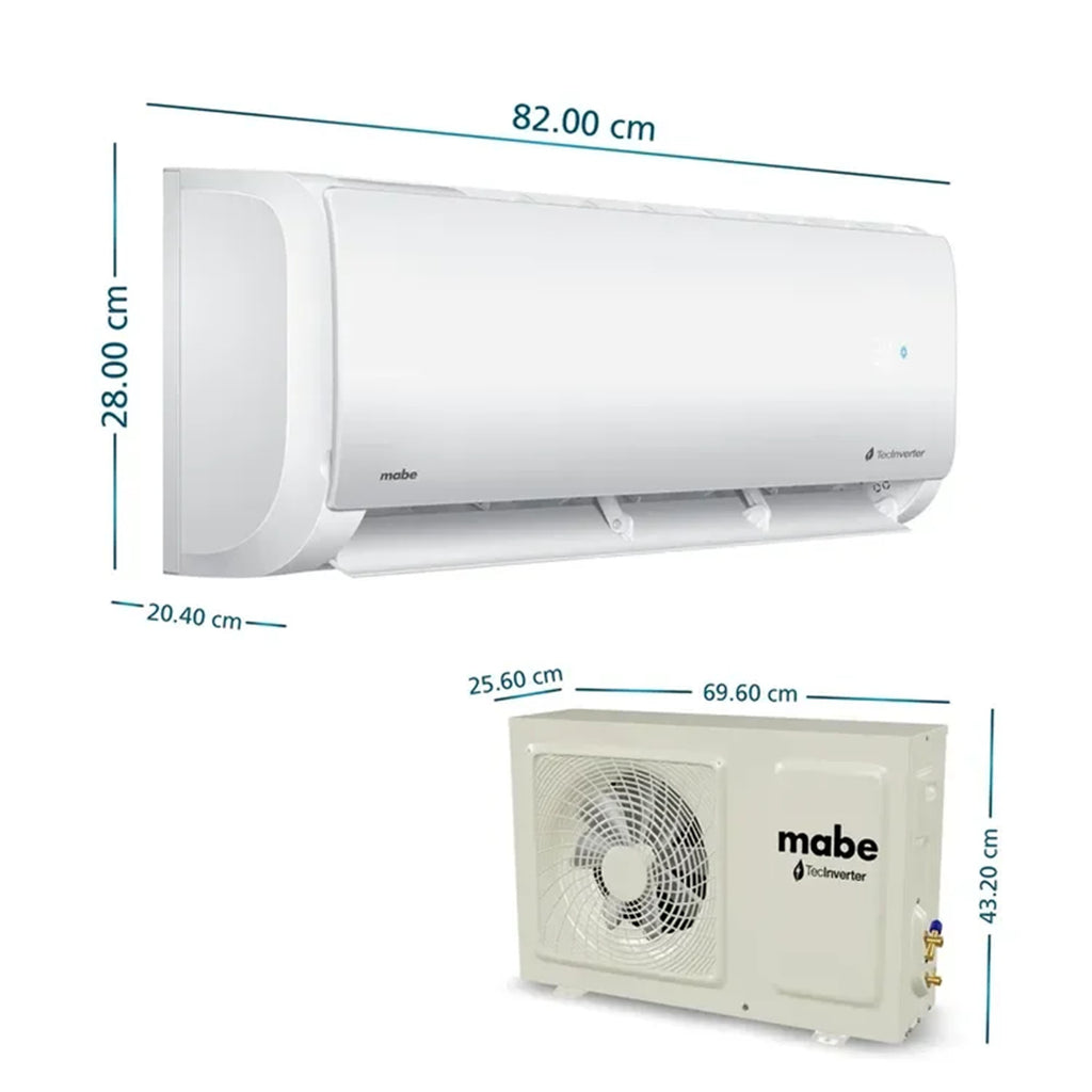 Aire Acondicionado 12000 BTU Mabe MMI12CABWCCAXC9