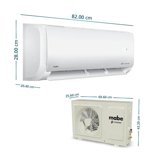 Aire Acondicionado 12000 BTU Mabe MMI12CABWCCAXC9