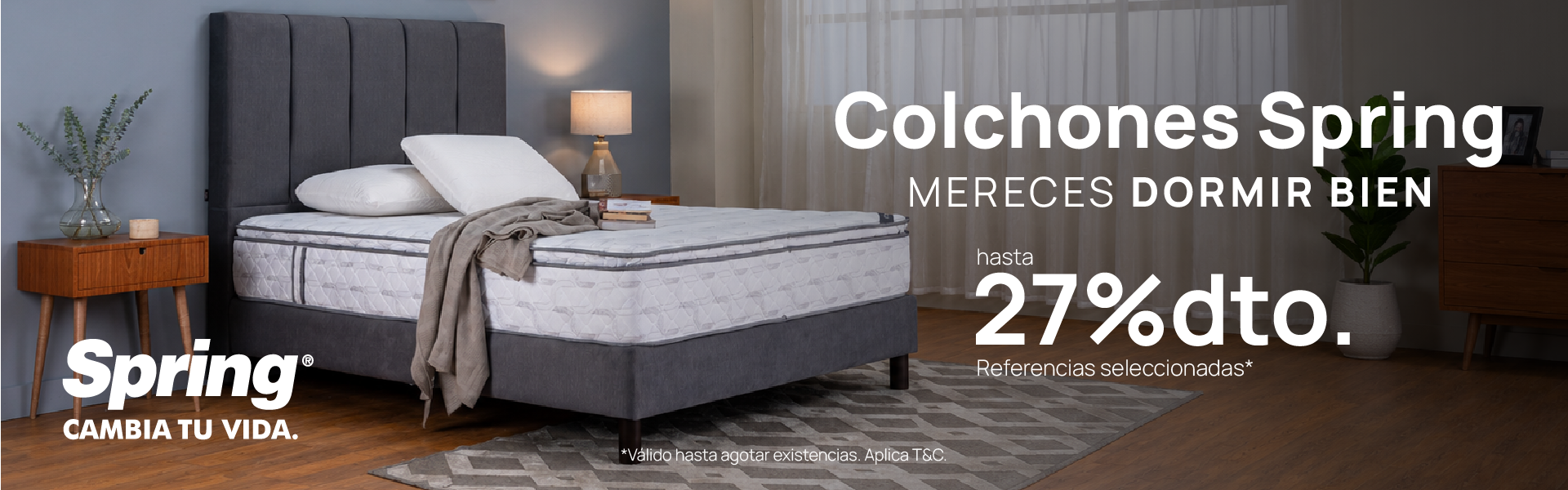 Colchones Spring, Merces dormir bien2