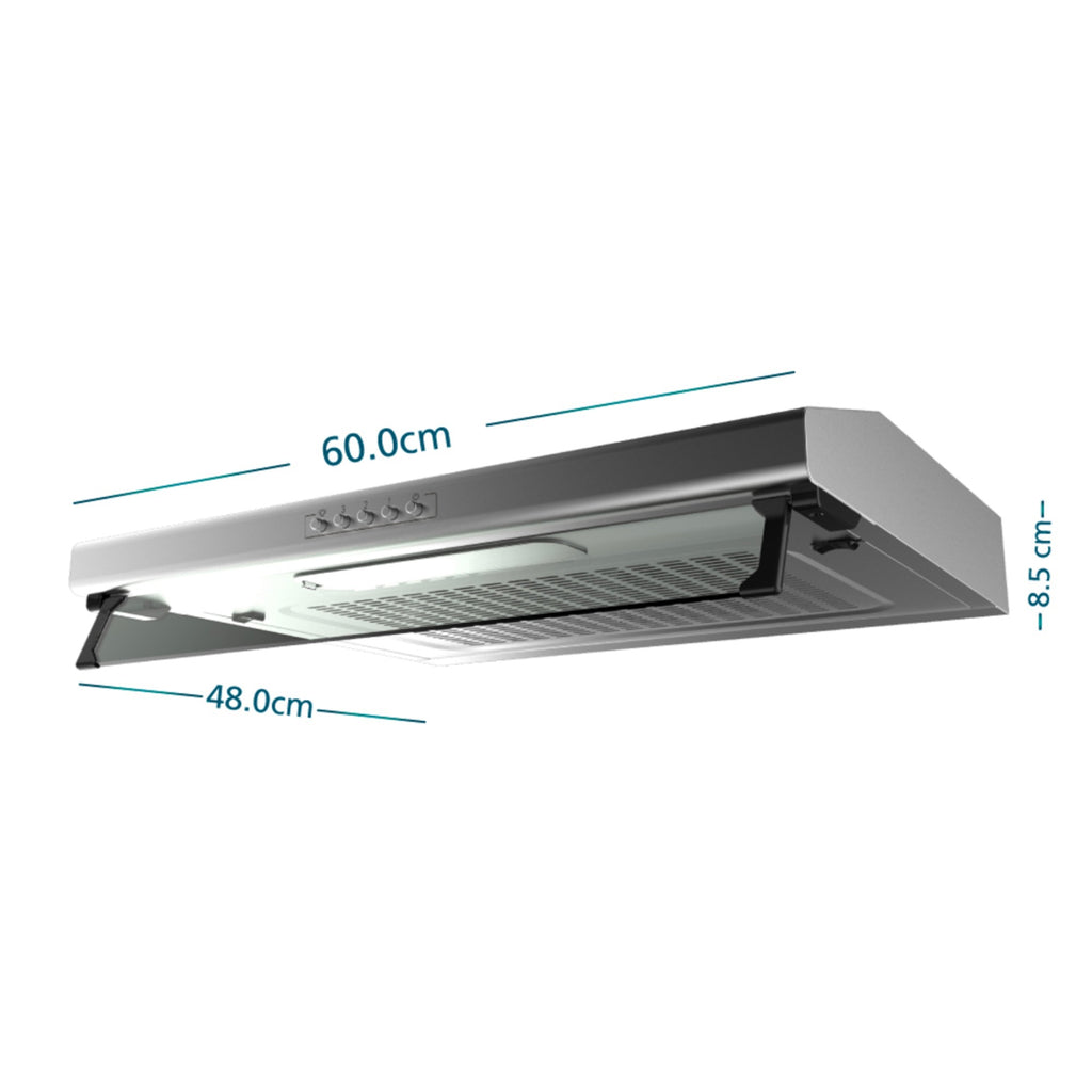 Campana 60cm Inoxidable Mabe CM6040XV0