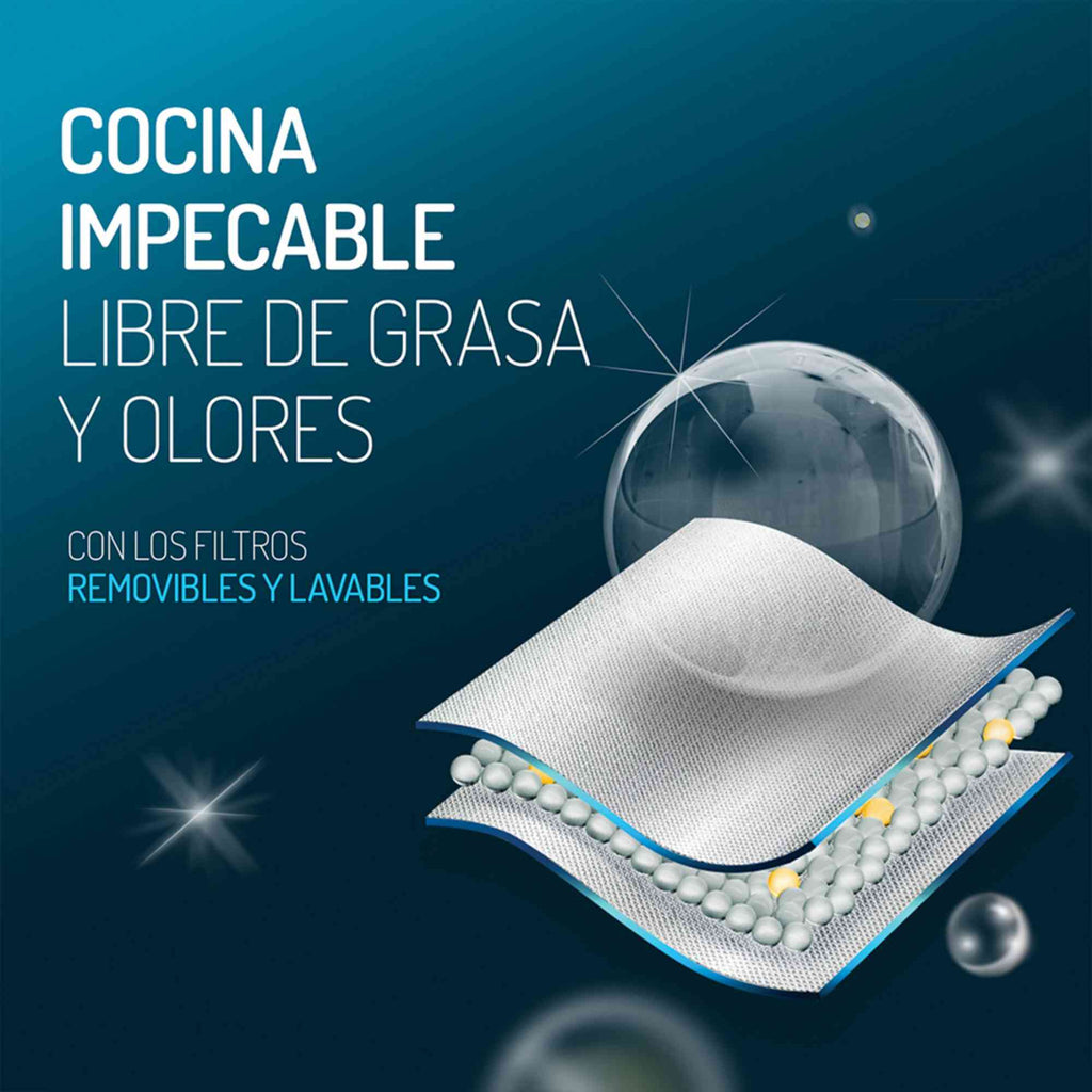 Campana 60cm Negra Mabe CM6040NV0