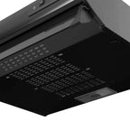Campana Negro 60 cm 2 Velocidades Challenger CX 4200