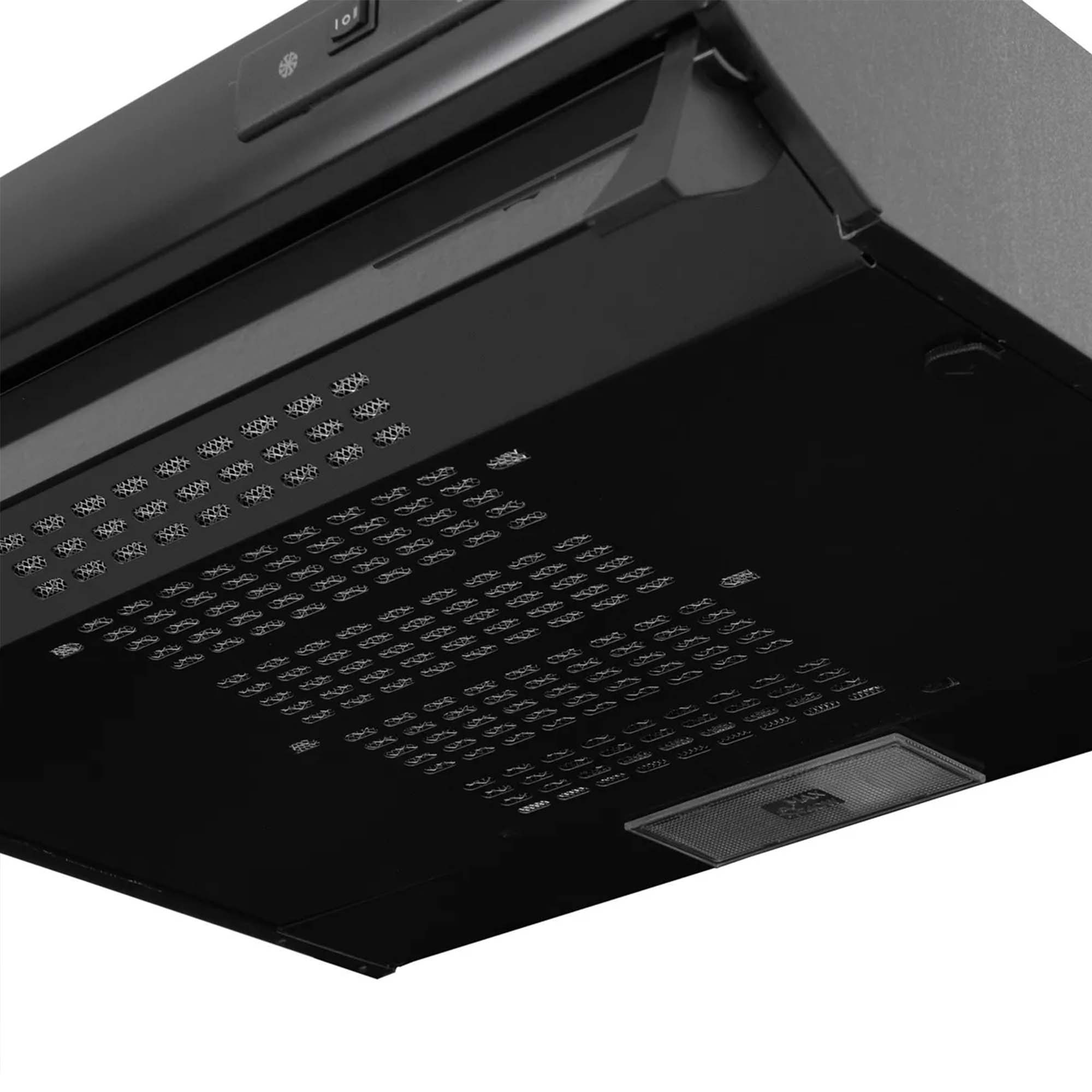 Campana Negro 60 cm 2 Velocidades Challenger CX 4200