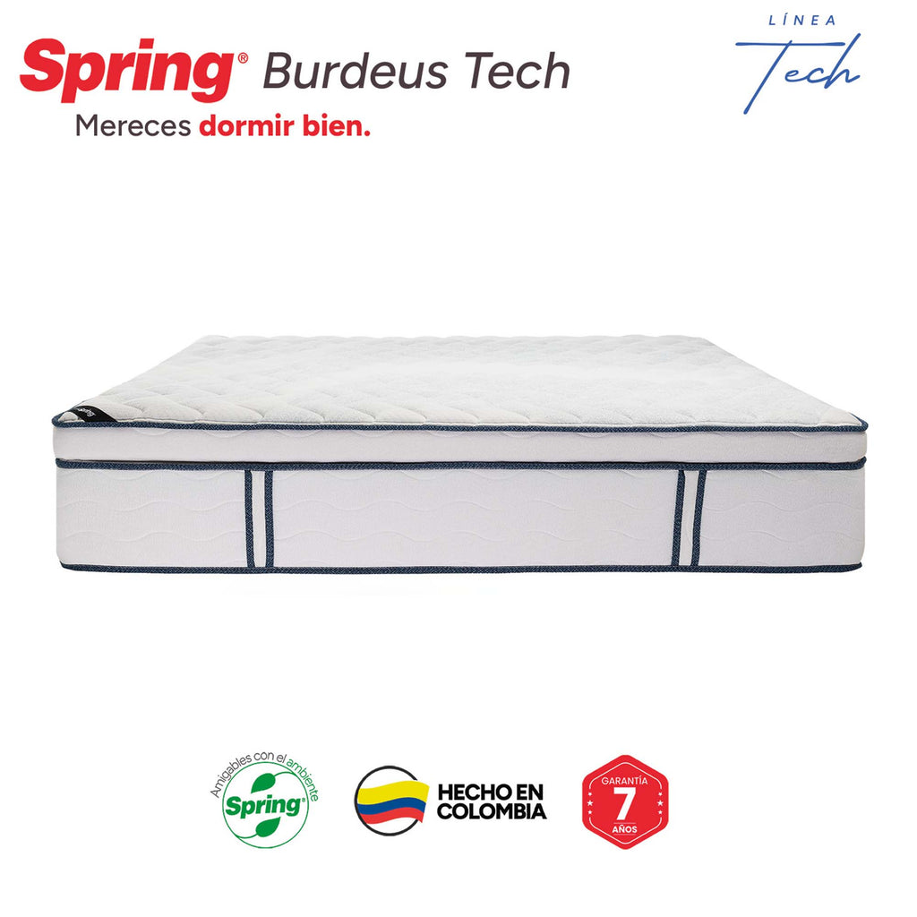 Colchón Spring Burdeos Tech