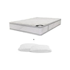 Colchón Spring Cúspide + Almohadas Set Siliconadas
