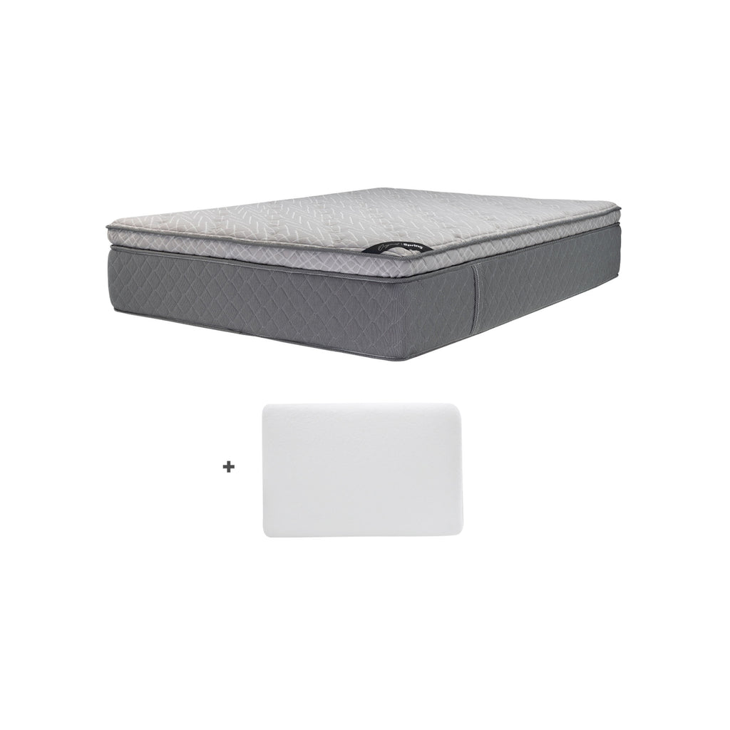 Colchón Spring Dante Original + Almohadas Set Siliconadas