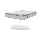 Colchón Spring Descanso Real + Almohadas Set Siliconadas