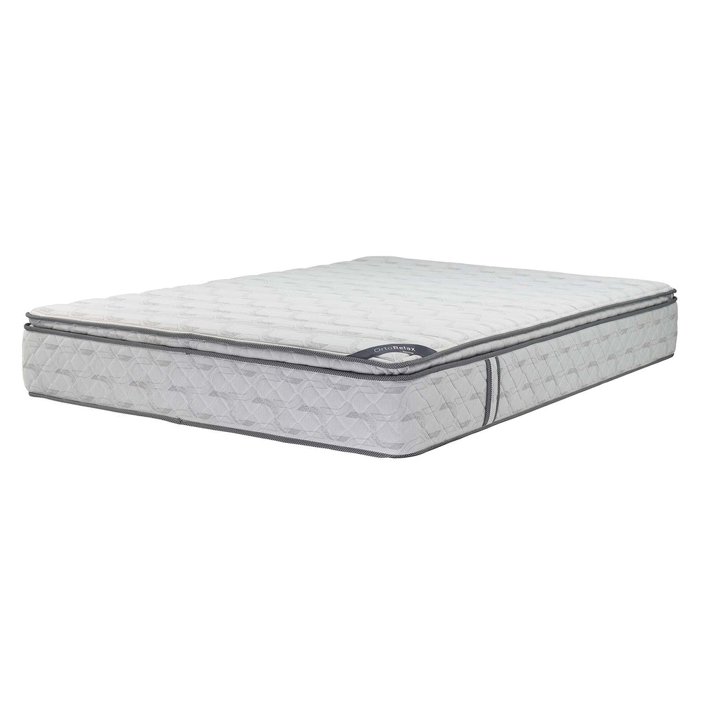 Colchón Spring Descanso Real + Almohadas Set Siliconadas