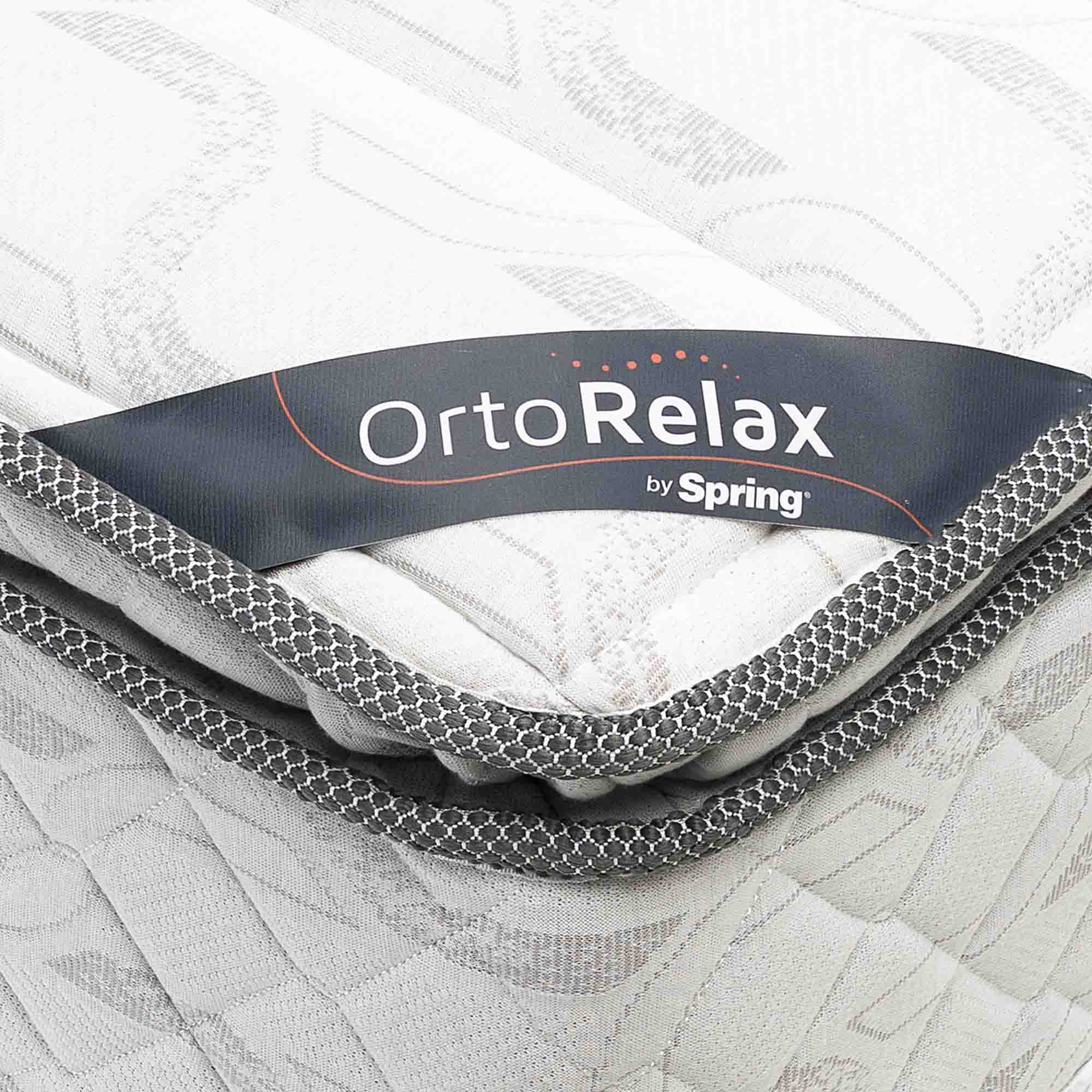 Colchón Spring Descanso Real + Almohadas Set Siliconadas