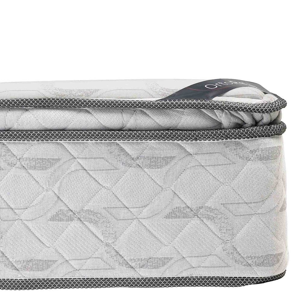 Colchón Spring Descanso Real + Almohadas Set Siliconadas