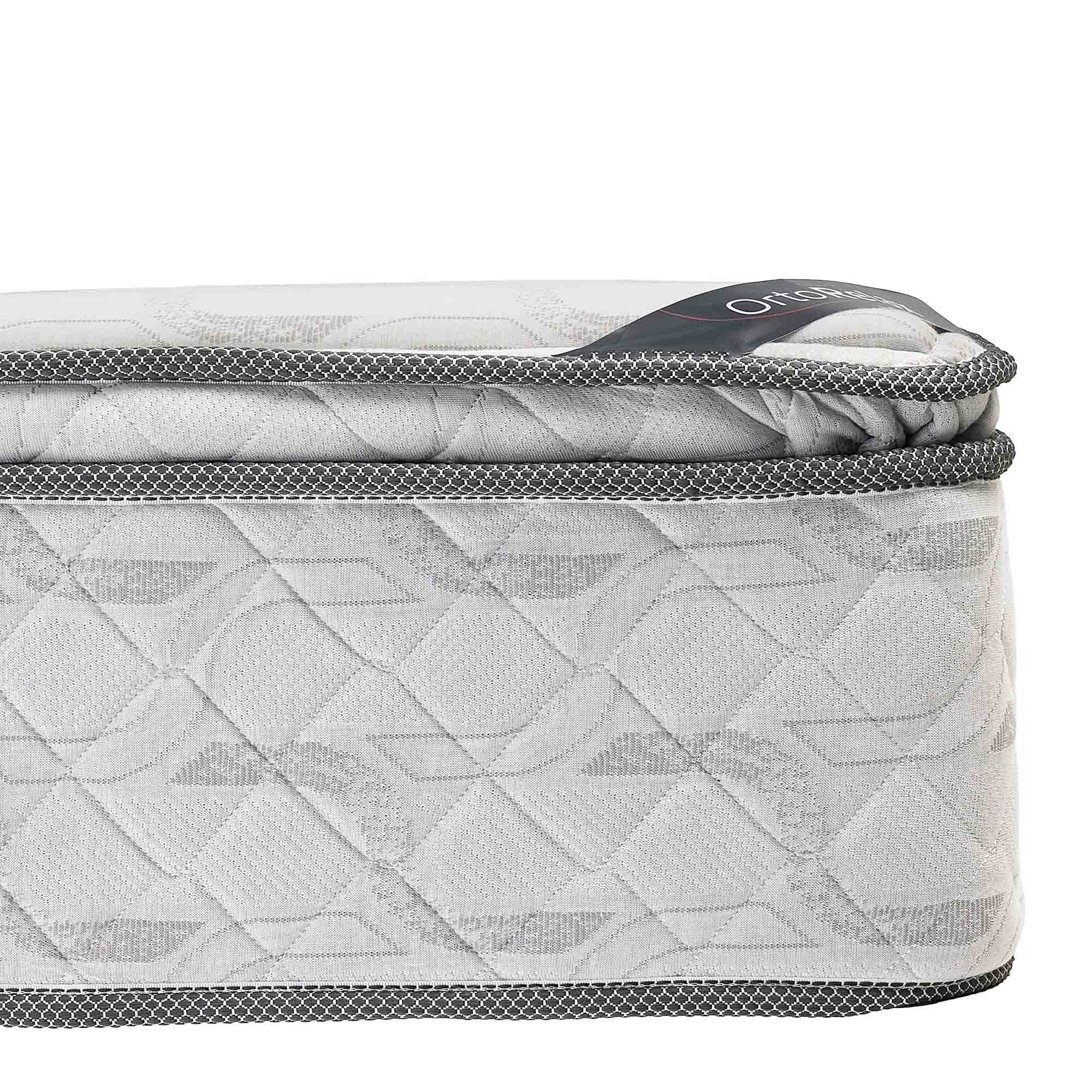 Colchón Spring Descanso Real + Almohadas Set Siliconadas