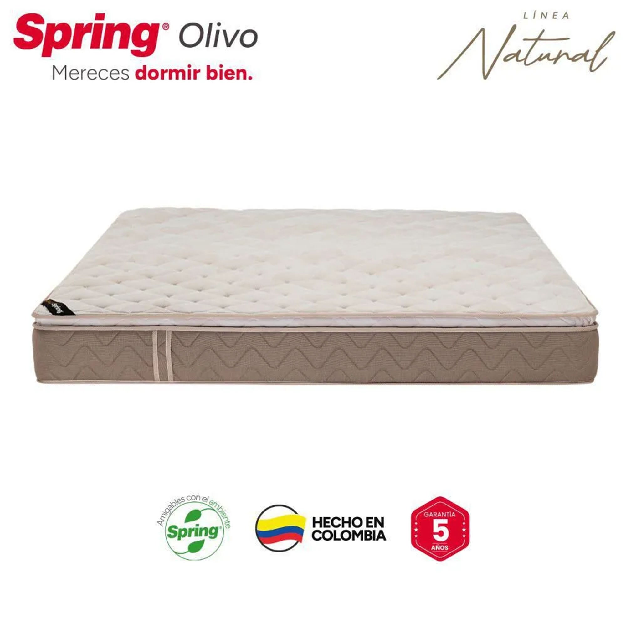 Colchón Spring Olivo Natural