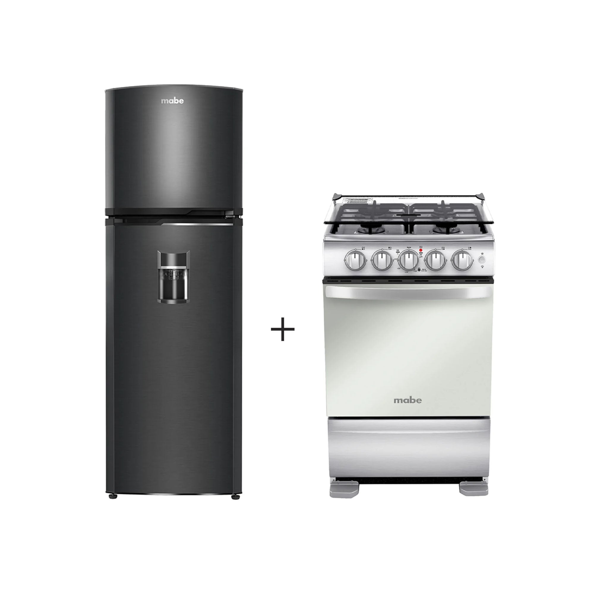 Combo Nevera No Frost 267L Mabe + Estufa de Piso a Gas 4 Puestos Mabe