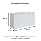 Congelador Doble Puerta Horizontal 535L Challenger CH396