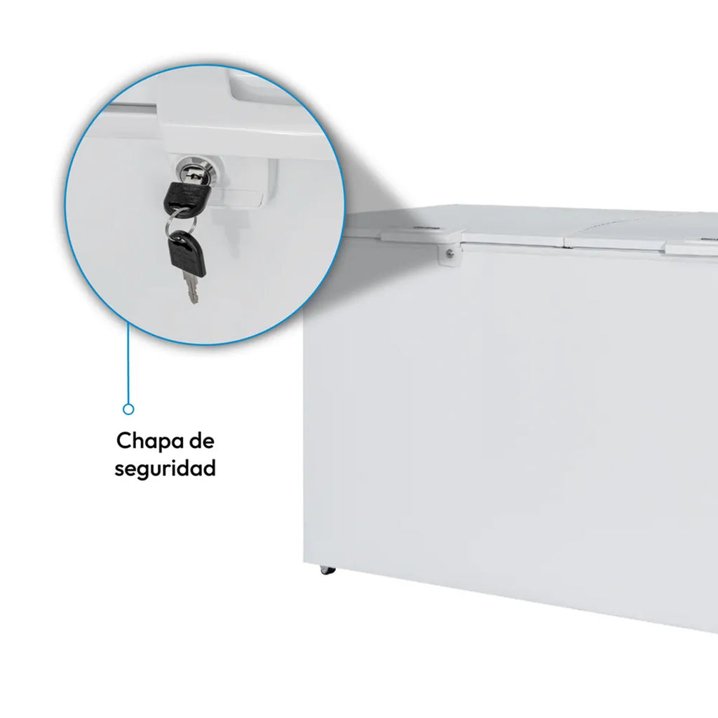 Congelador Doble Puerta Horizontal 535L Challenger CH396