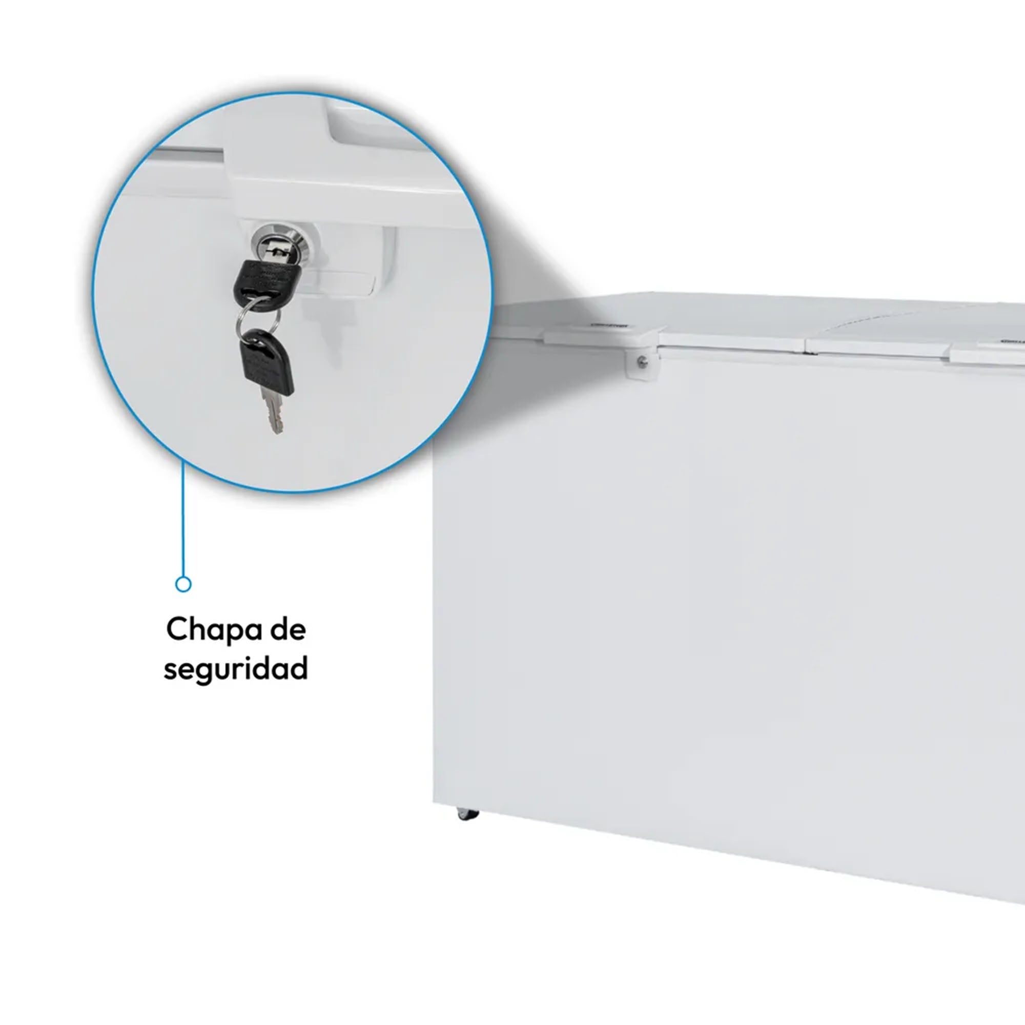 Congelador Doble Puerta Horizontal 535L Challenger CH396